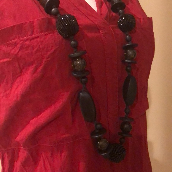 The Limited black beaded necklace. - Picture 4 of 4